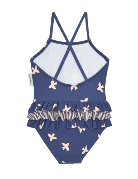 BAÑADOR AZUL MARINO PÁJAROS