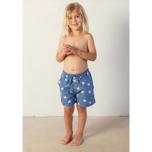 BAÑADOR PÁJAROS AZUL MARINO