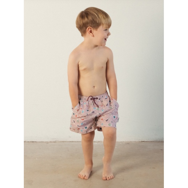 BAÑADOR PECES Y RAYAS