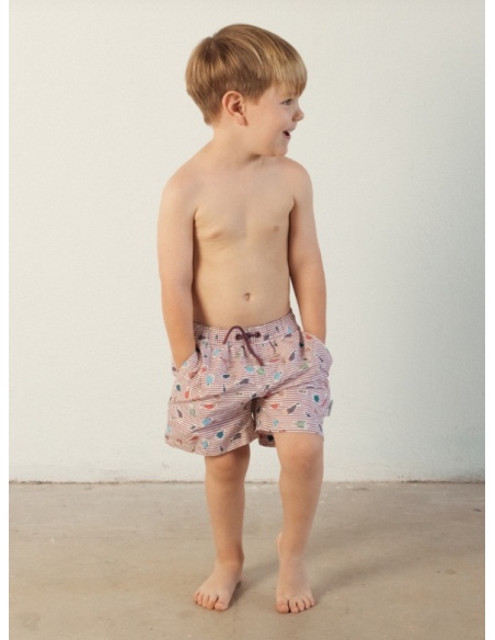 BAÑADOR PECES Y RAYAS