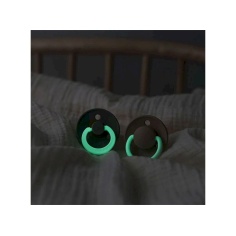 2 CHUPETES NOCTURNOS BIBS VAINILLA/BLUSH 2