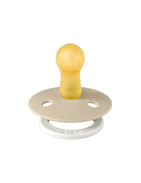 2 CHUPETES NOCTURNOS BIBS VAINILLA-BLUSH / 6-18 MESES