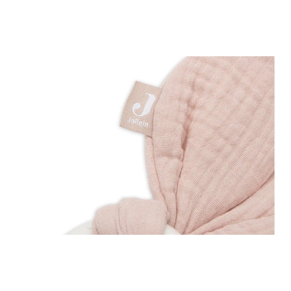 MORDEDOR SILICONA CON OREJAS DE CONEJITO ROSA EMPOLVADO