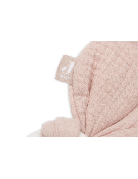 MORDEDOR SILICONA CON OREJAS DE CONEJITO ROSA EMPOLVADO