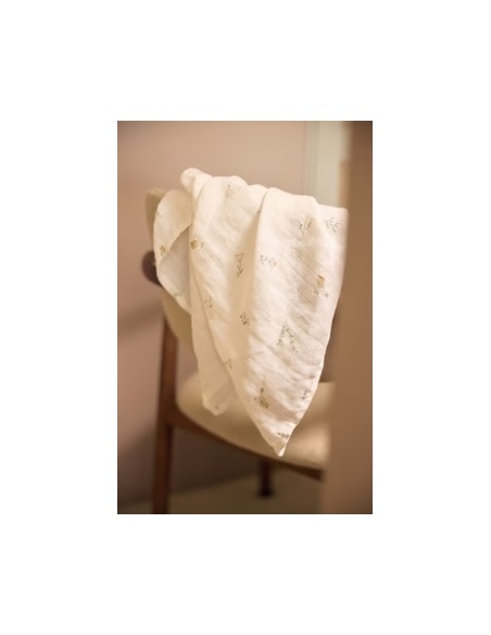 MUSELINA ARRULLO 70X70 CM LOVELY BIRDS JOLLEIN