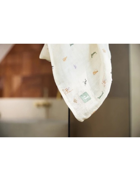 SWADDLE MUSLIN 115X115 CM JUNGLE JAMBO