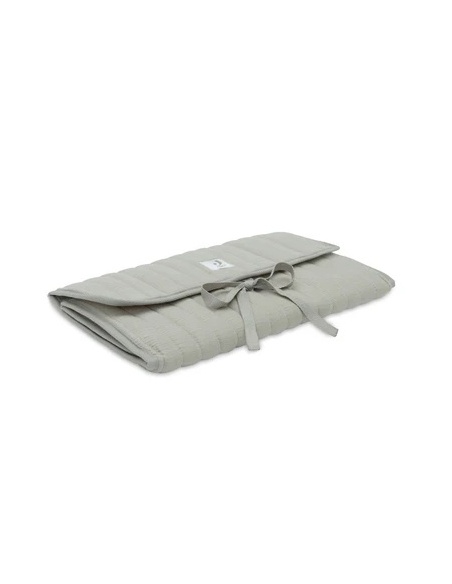 CAMBIADOR DE MUSELINA VERDE OLIVO