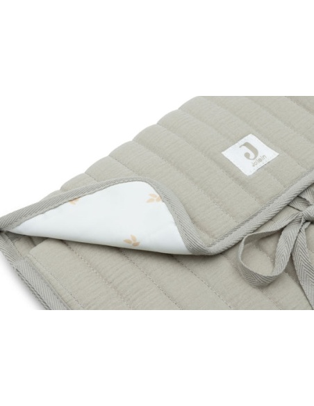 CAMBIADOR DE MUSELINA VERDE OLIVO