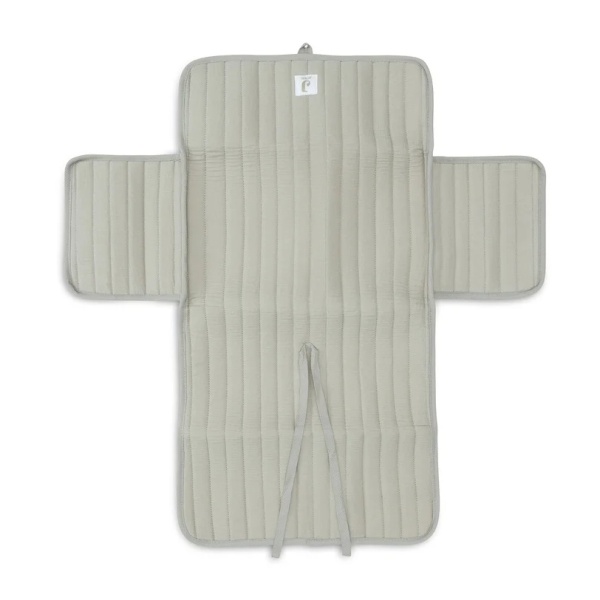 CAMBIADOR DE MUSELINA VERDE OLIVO