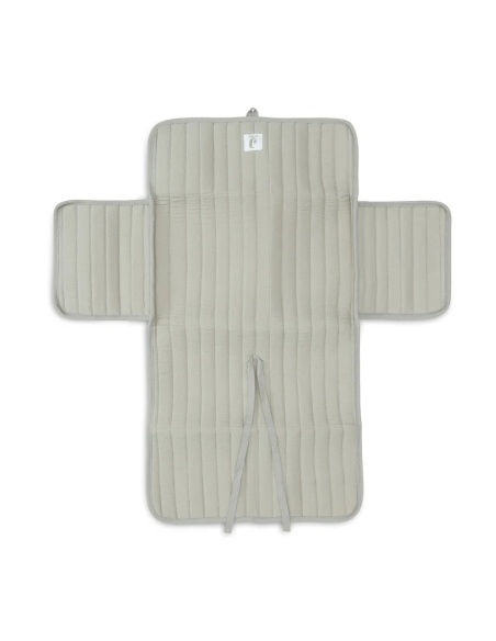 CAMBIADOR DE MUSELINA VERDE OLIVO