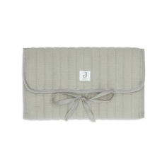 CAMBIADOR DE MUSELINA VERDE OLIVO