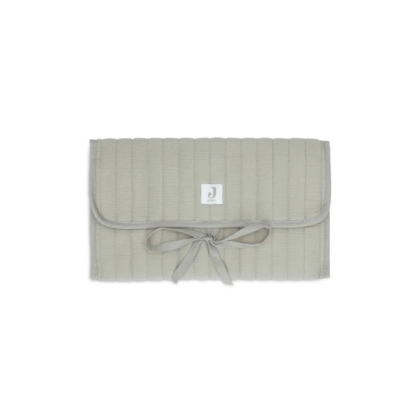 CAMBIADOR DE MUSELINA VERDE OLIVO