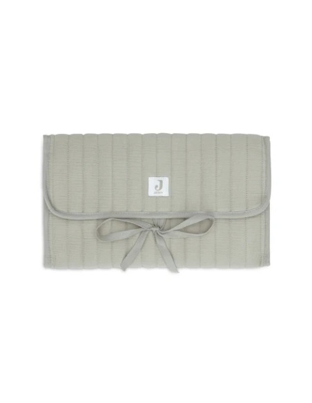 CAMBIADOR DE MUSELINA VERDE OLIVO