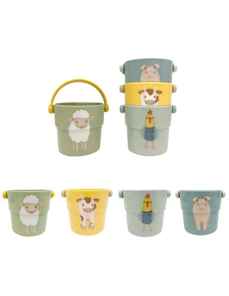 CUBITOS DE BAÑO PEQUEÑA GRANJA