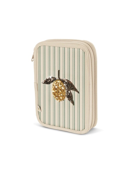 CLOVER PENCIL CASE GREEN KONGES SLOJD