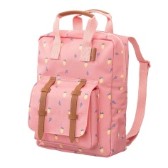 MINI MOCHILA ROSA LIMONES 2