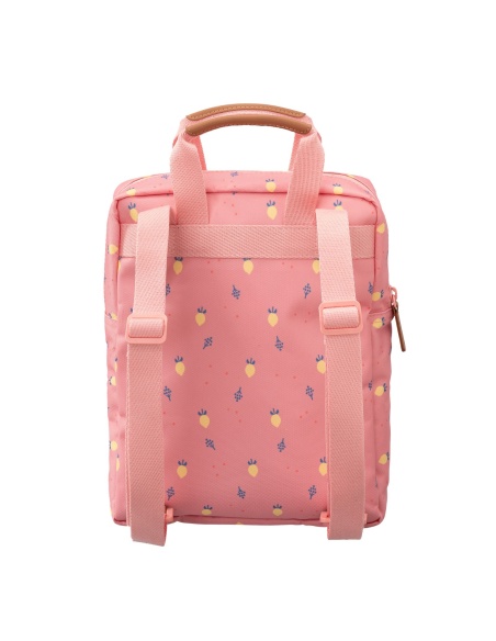 MINI MOCHILA ROSA LIMONES