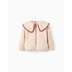 CHAQUETA DE SHERPA BEIGE