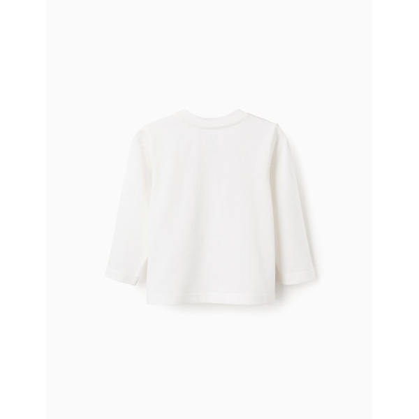 CAMISETA MANGA LARGA BLANCA