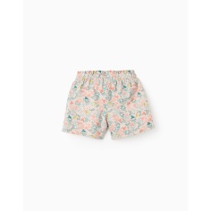 SHORT FLORAL BEIGE 2
