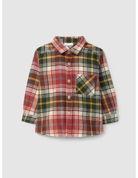 CAMISA CUADROS LARANJINHA