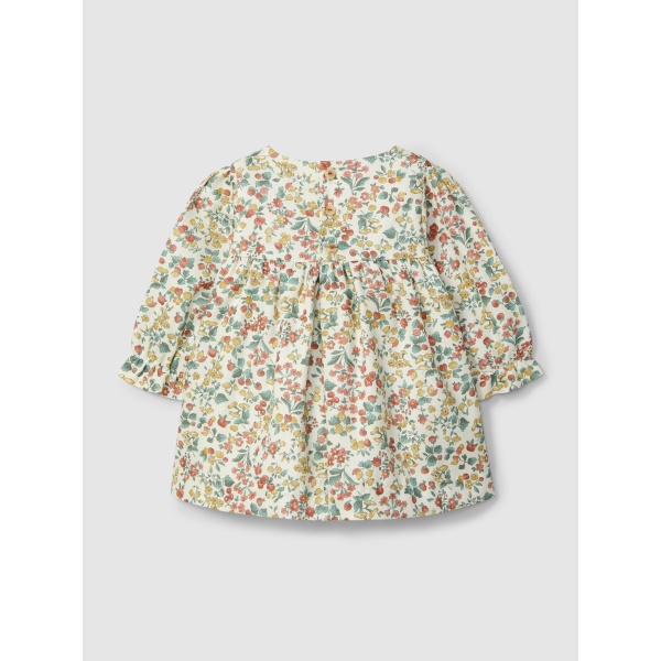 VESTIDO FLORES LARANJINHA