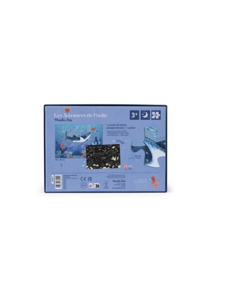 PUZZLE FOSFORECENTE BAJO EL MAR