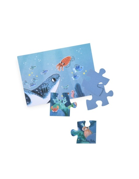 PUZZLE FOSFORECENTE BAJO EL MAR