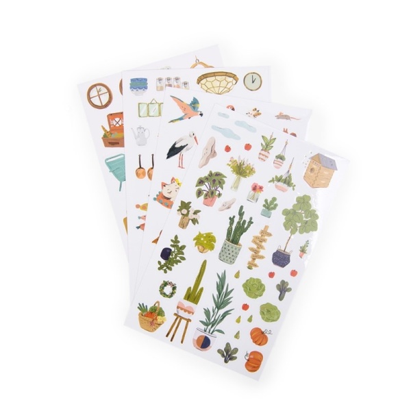 CUADERO PEGATINAS PARISINASA