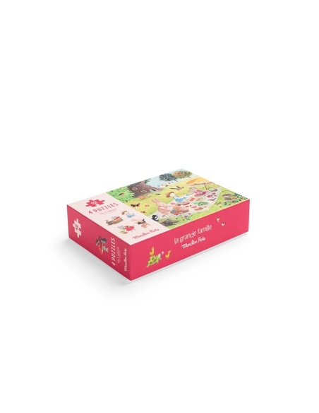 4  MINI PUZLES DE LAS ESTACIONES MOULIN ROTY