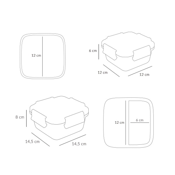 CAJA ALMUERZO GRANDE CITY CARS