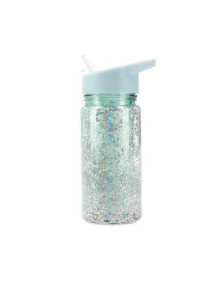 BOTELLA PLÁSTICO GLITTER STARS