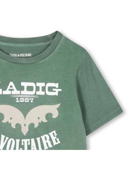 CAMISETA VERDE ZADIG VOLTAIRE