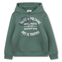 SUDADERA CON CAPUCHA VERDE ZADIG VOLTAIRE