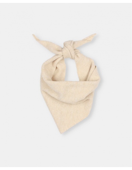 PAÑUELO MELANGE BEIGE BÚHO
