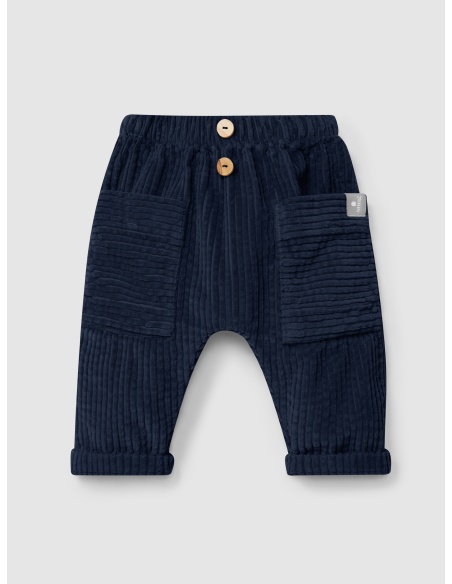 PANTALON NAVY TERCIOPELO SNUG
