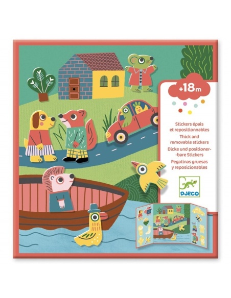 PEGATINAS REPOSICIONABLES LOS ANIMALES