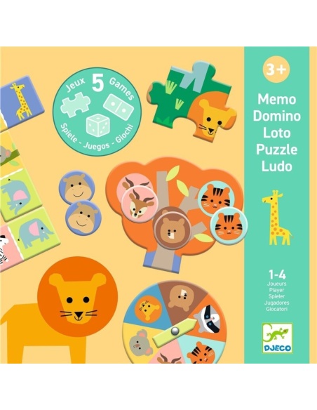 EDUCATIVO PUZZLE ANIMALES SALVAJES