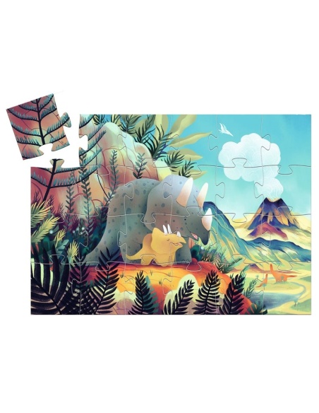 PUZZLE SILUETA TEO EL DINOSAURIO