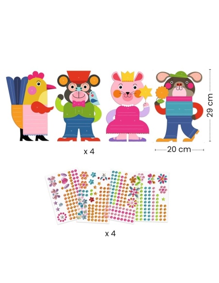 CREAR CON PEGATINAS RESPLANDECIENTES