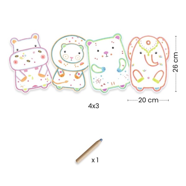 COLOREAR ANIMALES SALVAJES