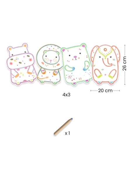 COLOREAR ANIMALES SALVAJES