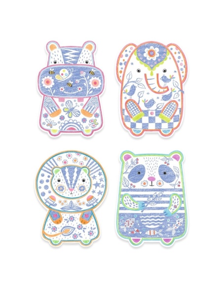 COLOREAR ANIMALES SALVAJES