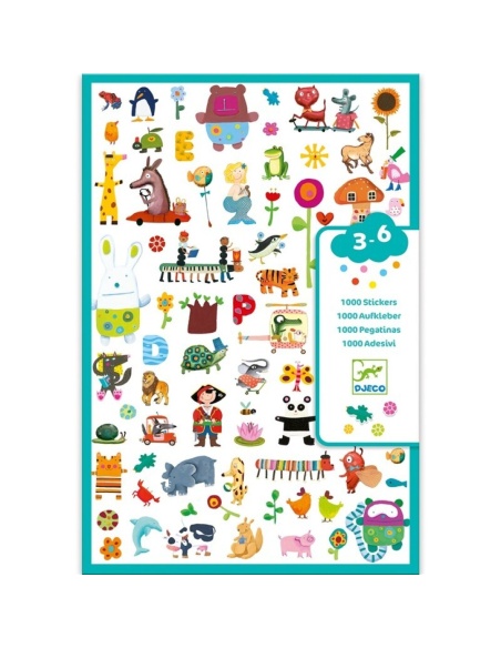 1000 STICKERS FOR LITTLE ONES