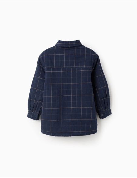 CHAQUETA FRANELA NAVY