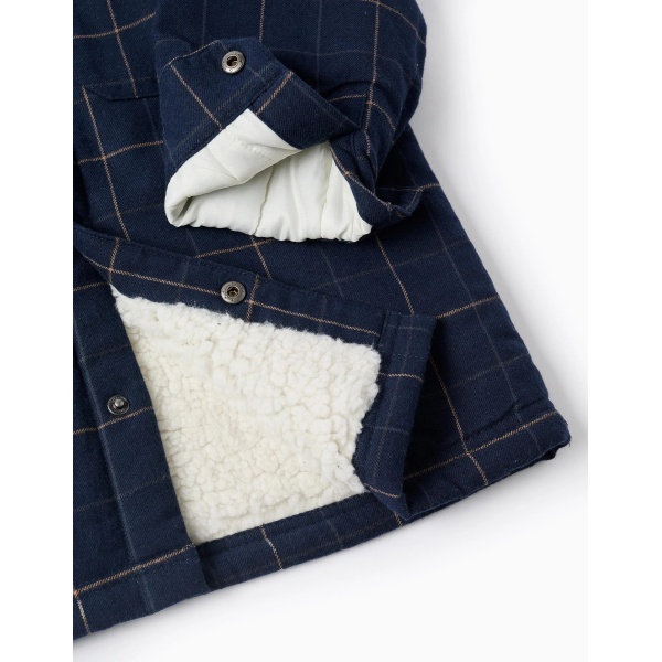 CHAQUETA FRANELA NAVY