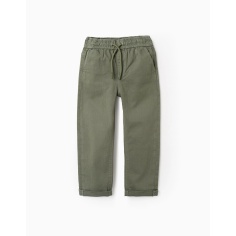 PANTALÓN SLIM VERDE