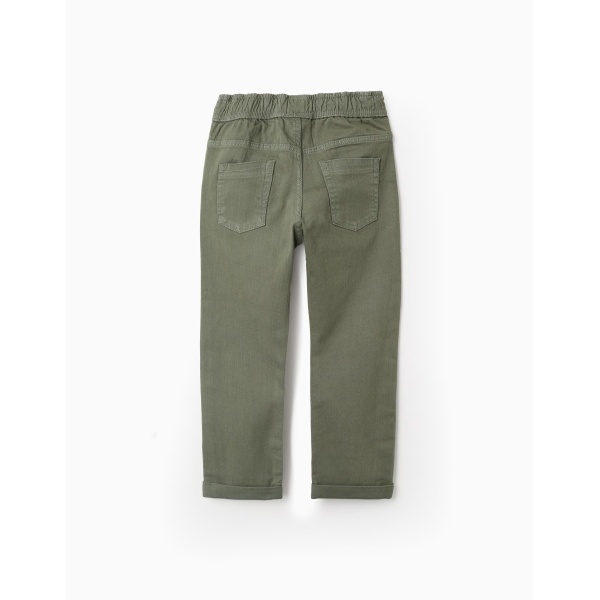 PANTALÓN SLIM VERDE