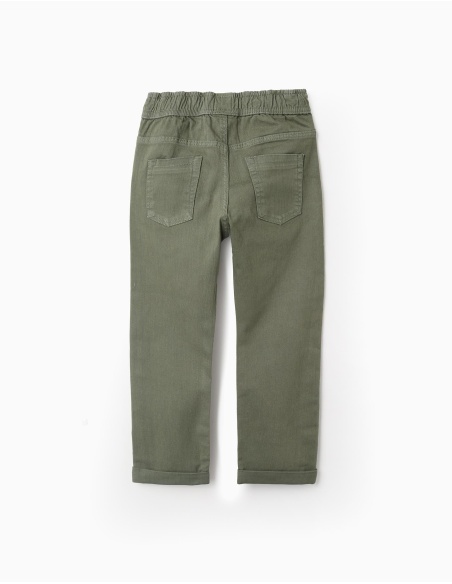 PANTALÓN SLIM VERDE