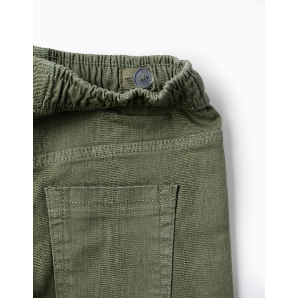 PANTALÓN SLIM VERDE